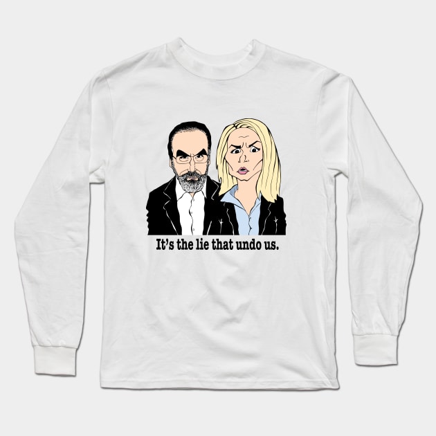 HOMELAND FAN ART!! Long Sleeve T-Shirt by cartoonistguy